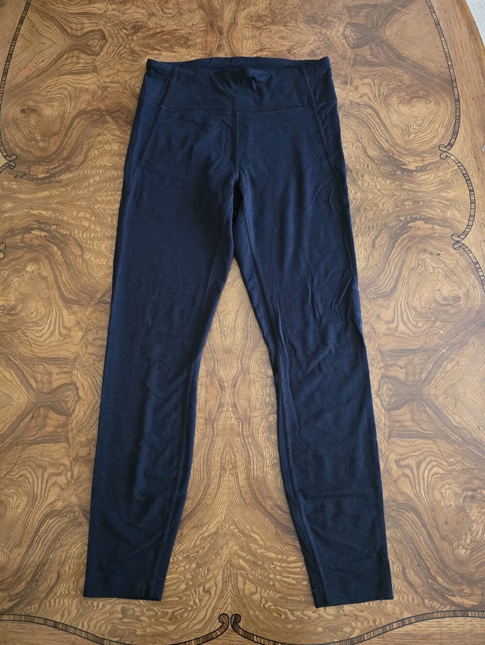 Allbirds Natural Legging High Rise Black Merino Wool Tencel Blend Womens Size M